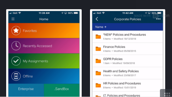 OpenText™ Content Management Mobile