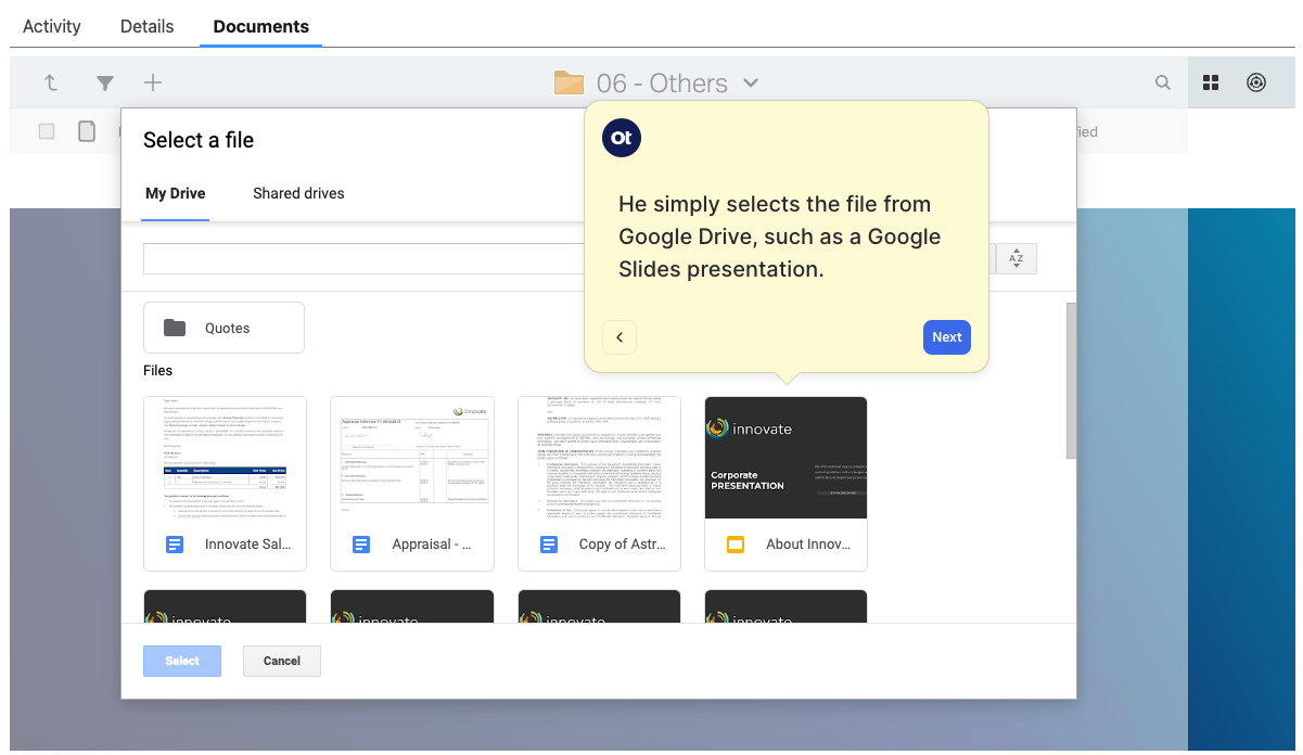 OpenText™ Core Content Management - Google Workspace