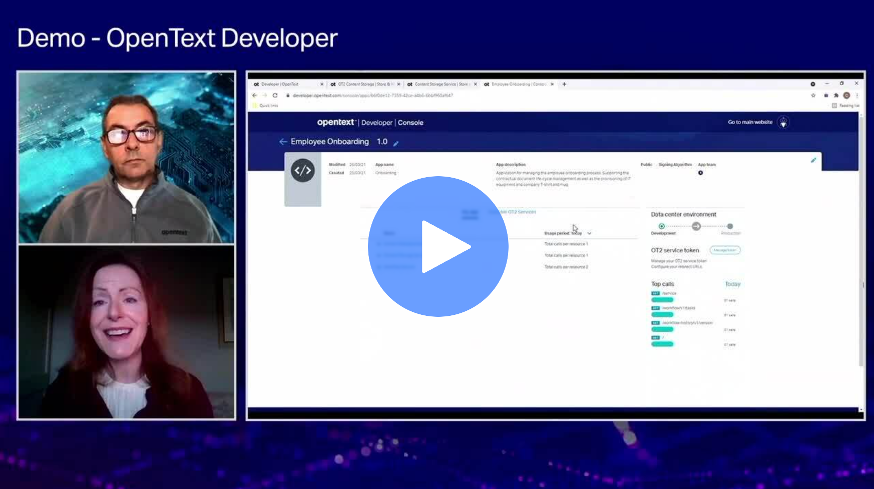 OpenText™ Developer Demo